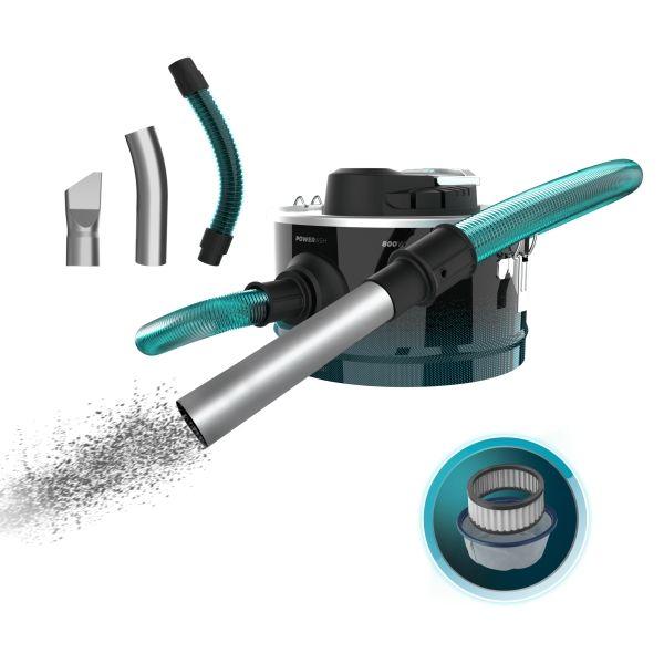 Aspirador de Cinzas CECOTEC Conga Ash 2000 Home (14 kPa - 10 L - Sem saco - Preto e Azul)