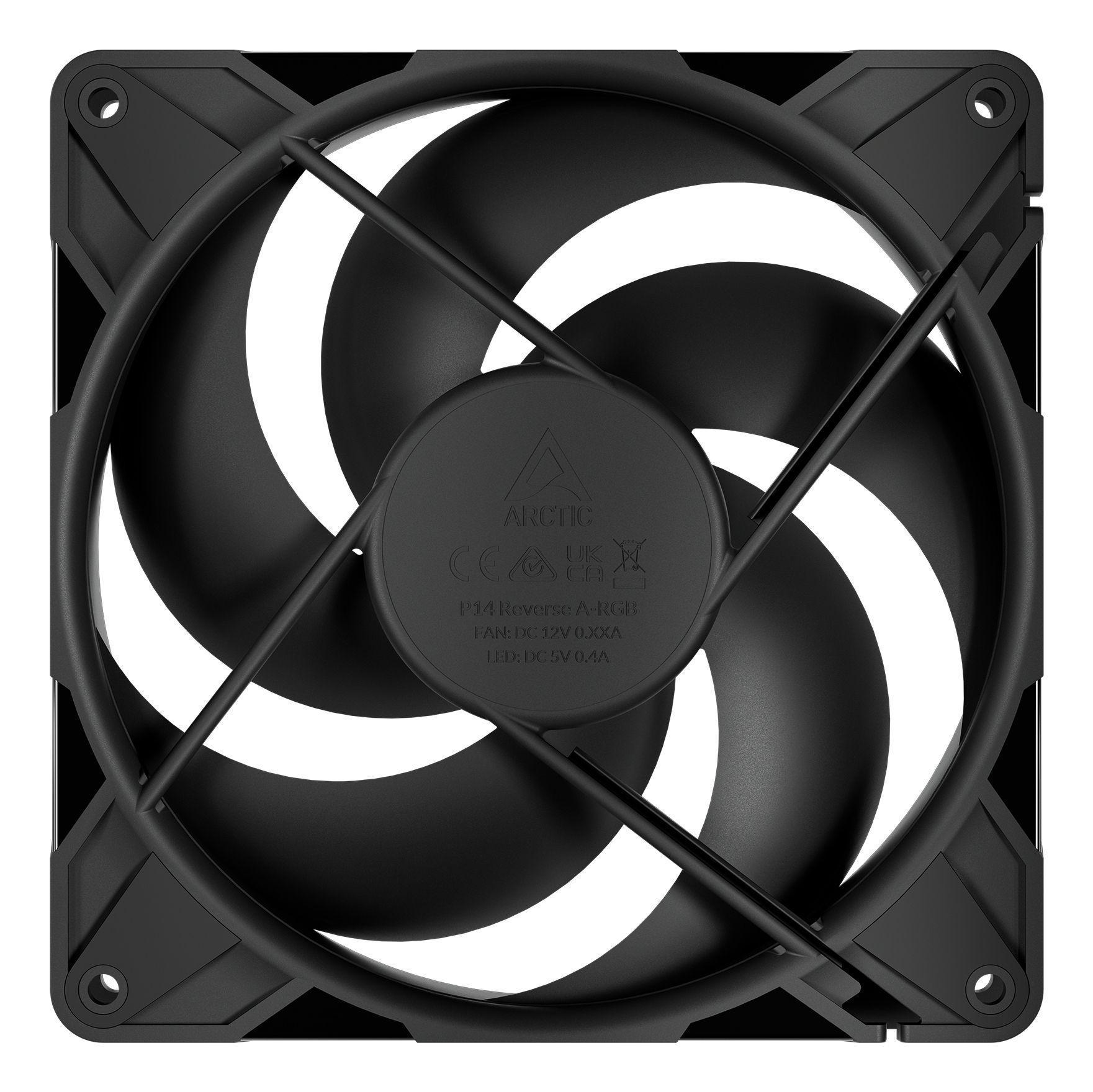 Ventoinha para Caixa PC ARCTIC Freezer P14 Pro Reverse (Preto) — miniatura 3