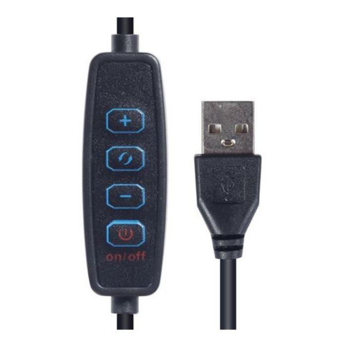 Aro de Luz LED GEMBIRD LED-RING4-PH-01 (24 LEDs - 10 modos - 2800–7000 K) — miniatura 3