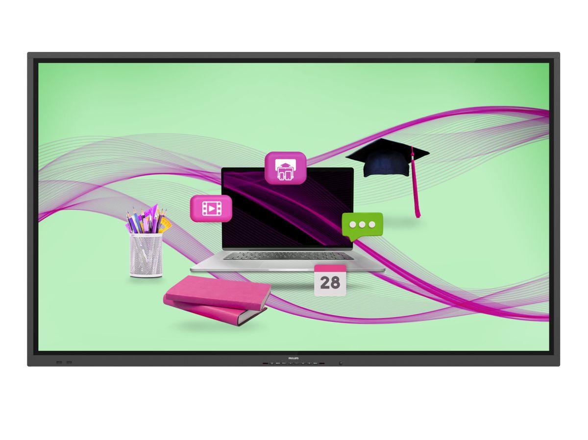 Ecrã Interativo de Sinalização PHILIPS 65BDL4052E/02 (65" - 4K Ultra HD - Tátil - Preto)