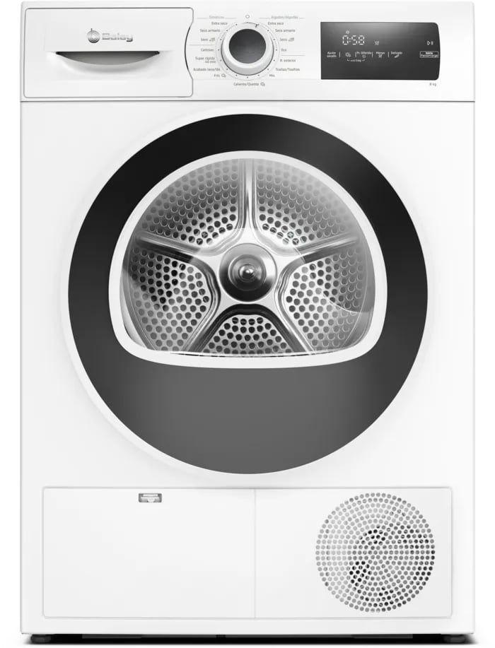 Máquina de Secar Roupa Independente BALAY 3SB582BE (8 kg - Bomba de calor - Direita - Branco)