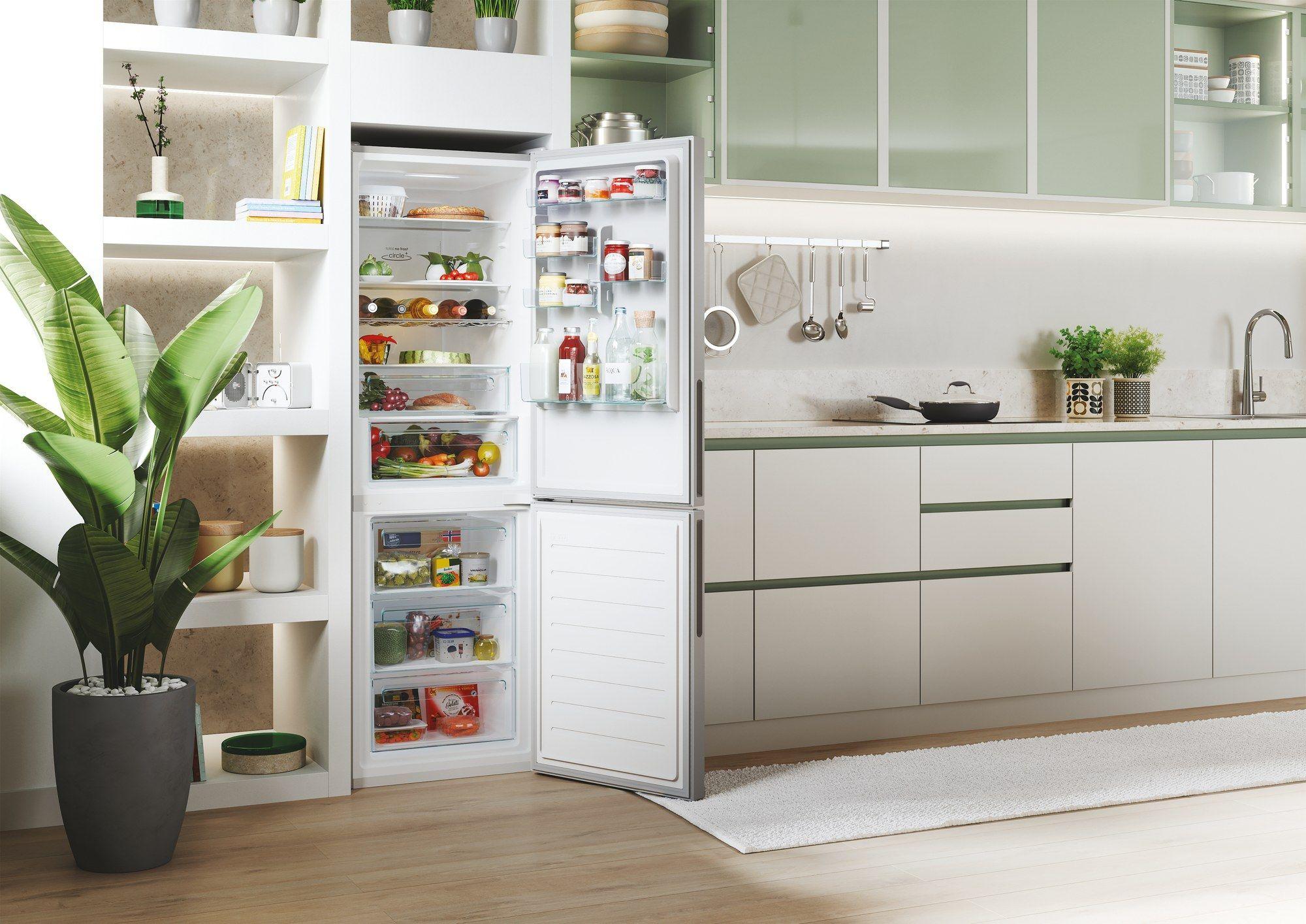 Frigorífico Combinado Independente CANDY CCE7T618ES (341 l - hOn - 185x59,5x65,8 cm - Prateado) — miniatura 12