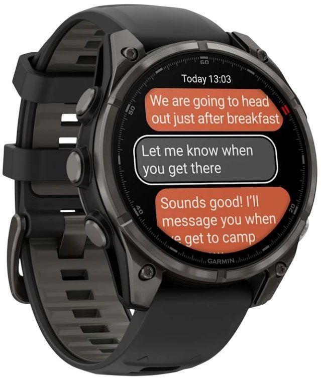 Smartwatch GARMIN Fēnix 8 Pro 51mm LTE (Polímero, Titânio - 51 mm - Grafite), miniatura 4