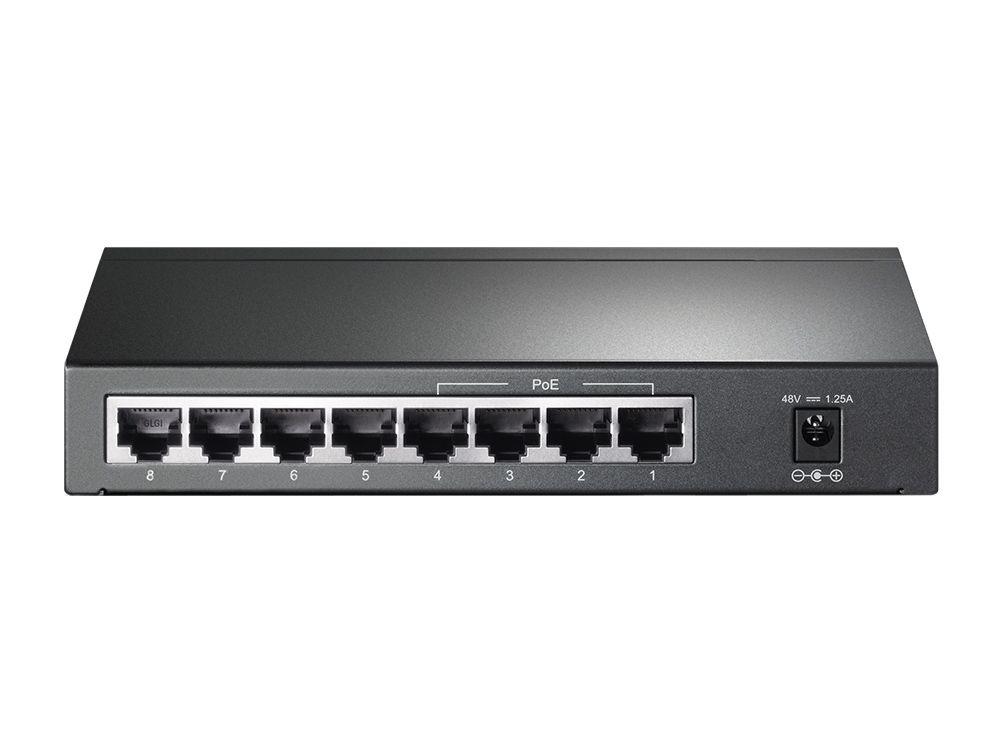 Switch TP-LINK TL-SG1008P (8 Portas - Gigabit Ethernet - 1000 Mbit/s - 4 Portas PoE) — miniatura 4