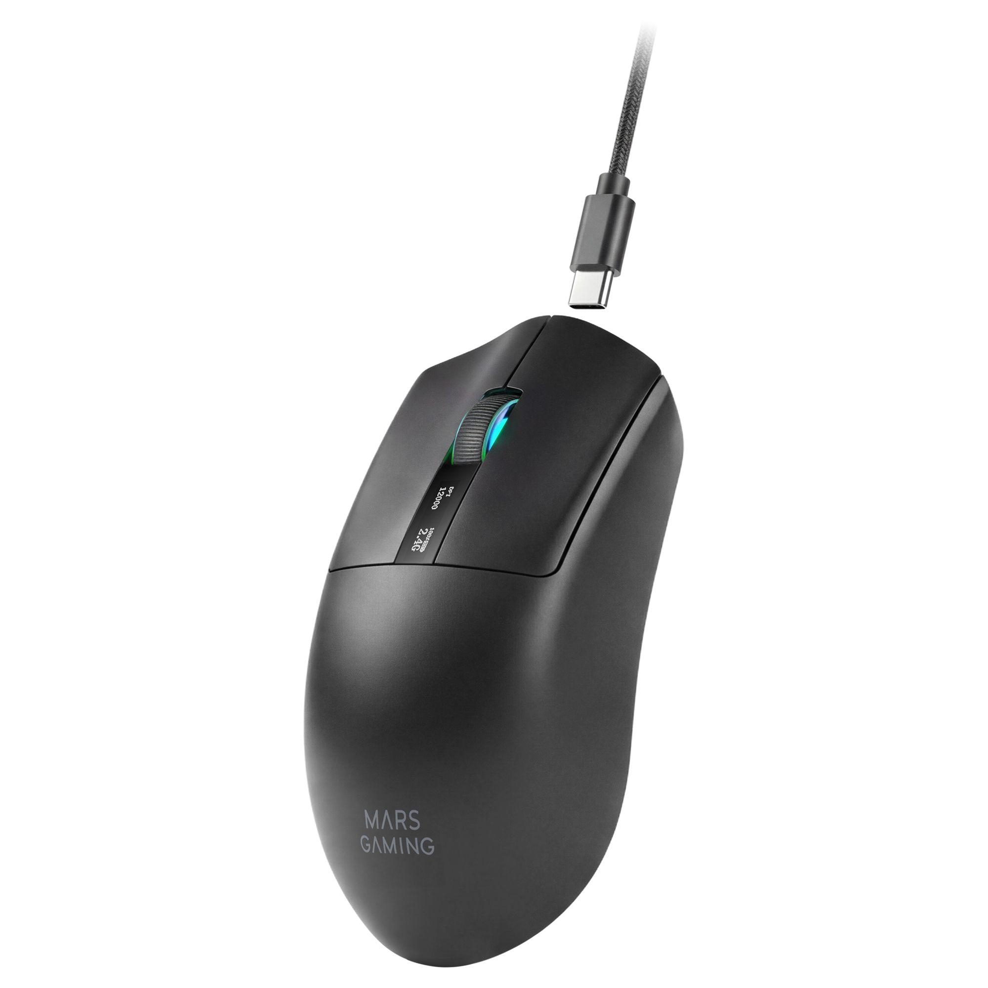 Rato Gaming MARS GAMING MMW-ELITE (Mão direita - 20000 DPI - Ótico - Preto) — miniatura 7