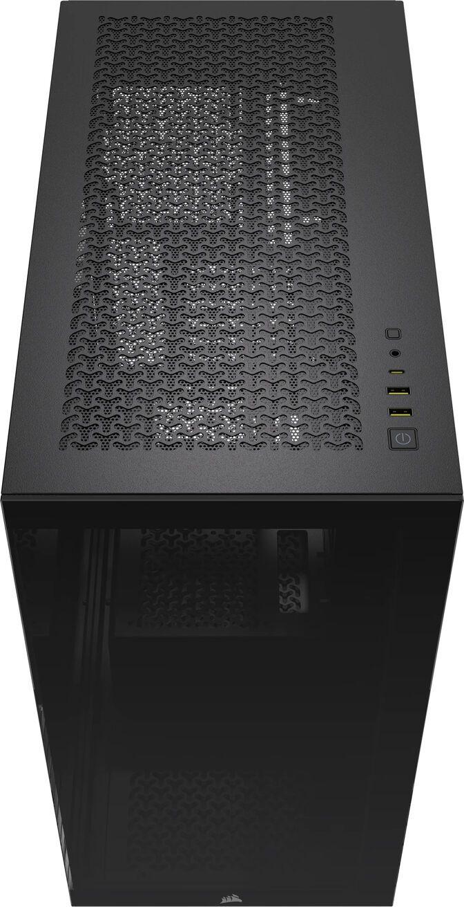 Caixa PC CORSAIR 3500X (EATX - 2.5" - Aço, Vidro temperado - Preto) — miniatura 2