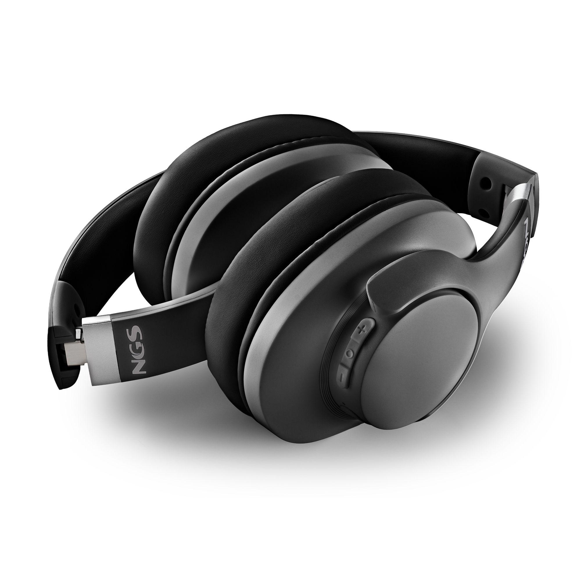 Auscultadores NGS Artica Storm (Binaural - Com fios e sem fios - Circum-aural - Preto), miniatura 4