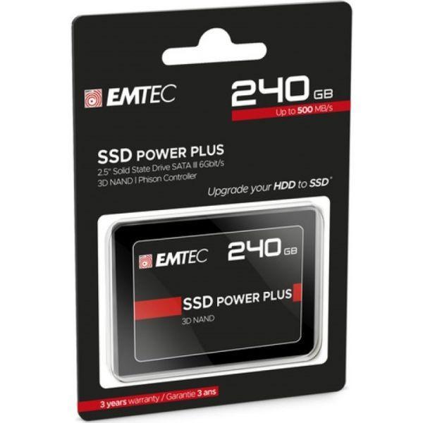 SSD EMTEC X150 Power Plus (240GB - 2,5" SATA III - Preto) — miniatura 2