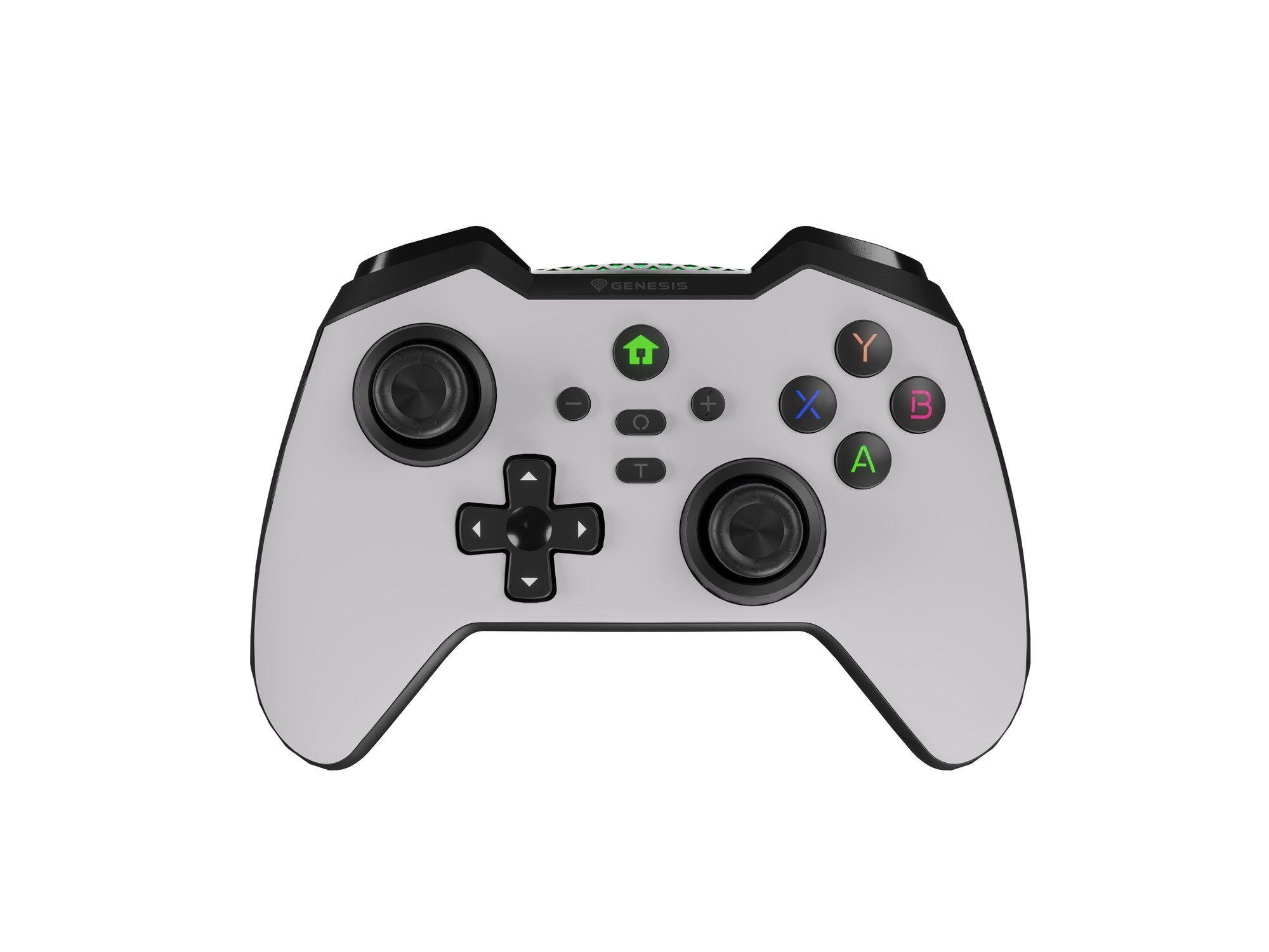Comando Gaming GENESIS Mangan 400 (Nintendo Switch - Sem fios - Bluetooth - Branco)