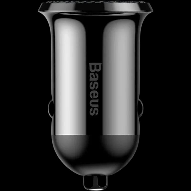 Carregador de Isqueiro BASEUS Grain Pro CCALLP-01 (24 W - Preto)