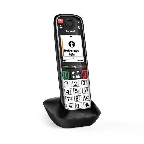 Telefone Sem Fios GIGASET EASY 500HX (14 h - Preto/Prateado), miniatura 2