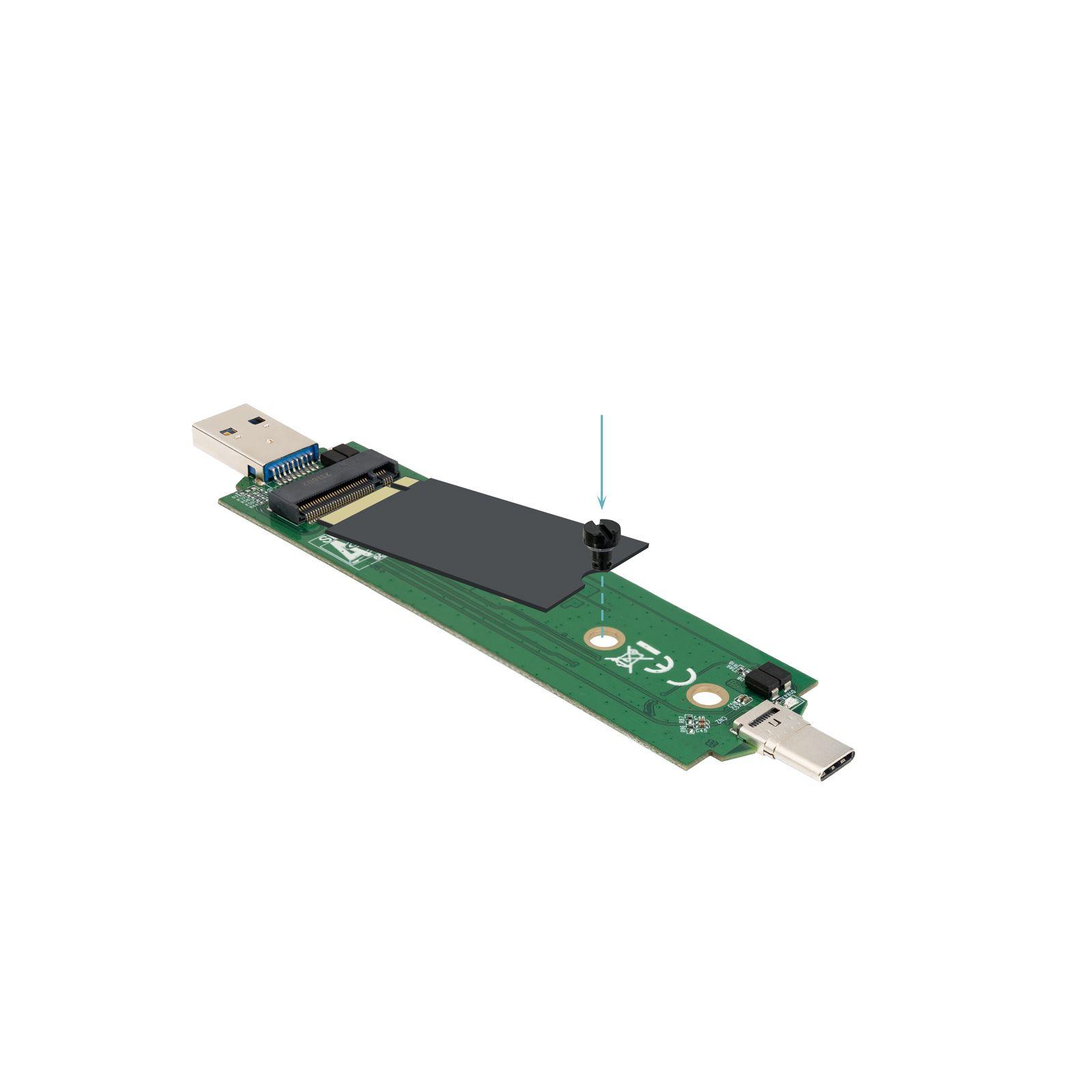 Caixa Externa para SSD M.2 TOOQ TQE-2240B (8 TB - M.2 - PCI Express, SATA NVMe - Preto) — miniatura 5
