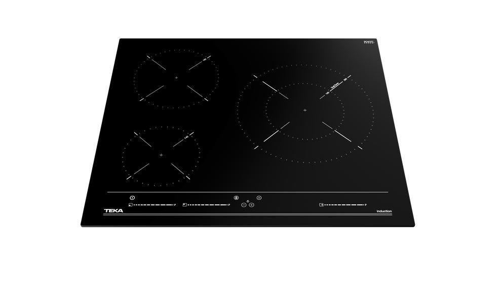Placa de Indução Encastre TEKA IBC63015 BKMSS (3 zonas - 7200 W - Cerâmica - Preto) — miniatura 2