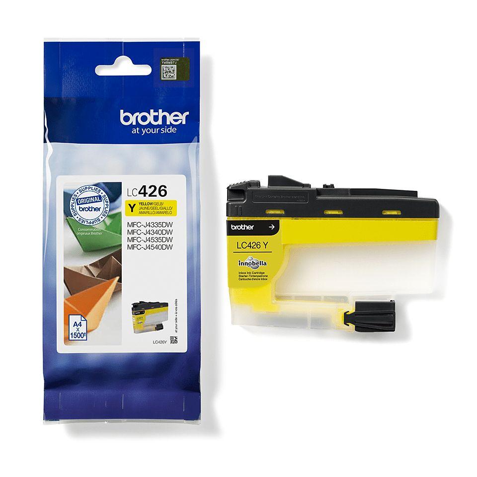 Tinteiro BROTHER LC426Y (1500 páginas - Amarelo), miniatura 4