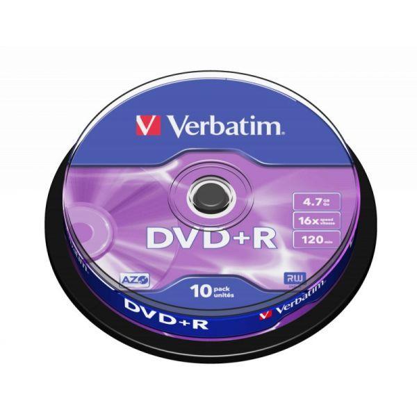 Disco DVD+R VERBATIM 43498 (Prateado Mate) — miniatura 3