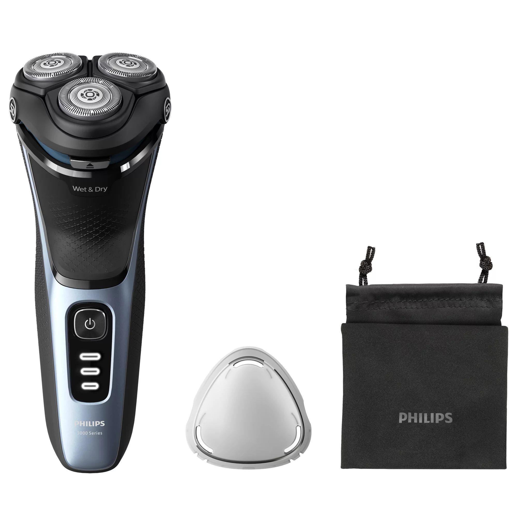 Máquina de Barbear PHILIPS Series 3000 S3243/12 (Azul/Preto)