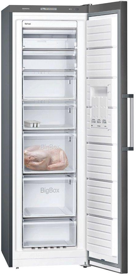 Arca Vertical Independente SIEMENS GS36NVXEV (Altura 186 cm - 60 cm - 186 cm - Inox Preto) — miniatura 2