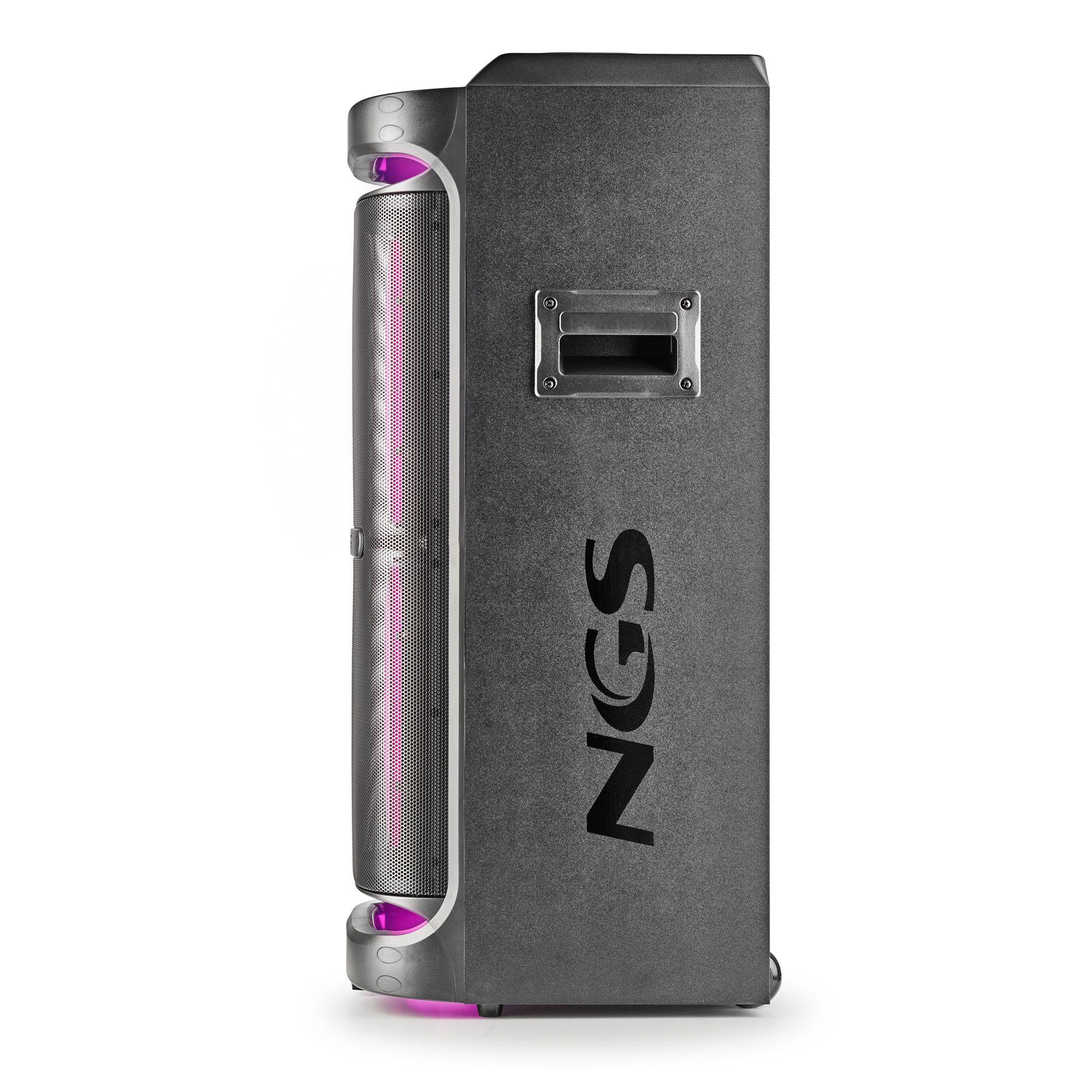 Coluna Portátil NGS WILD SPACE 2 (Sem fios - 400 W - Universal - Preto), miniatura 5