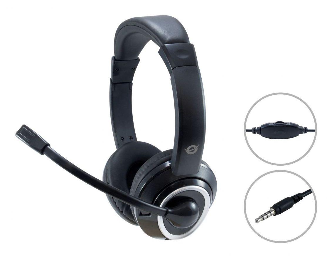 Headset Gaming CONCEPTRONIC POLONA02B (Binaural - Com fios - Supra-aural - Preto) — miniatura 2