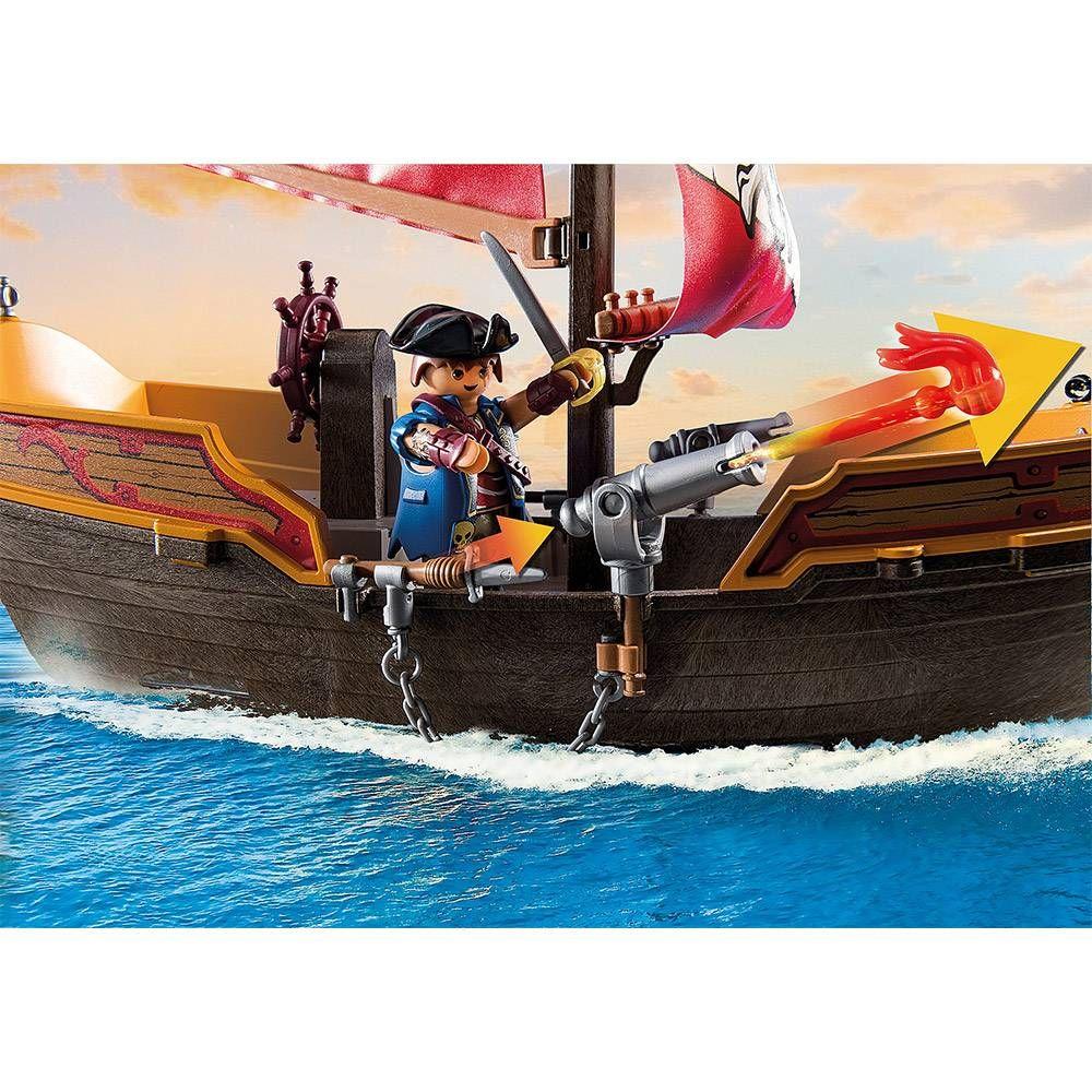 Barco Pirata PLAYMOBIL 71418 (4 anos - Multicor), miniatura 4