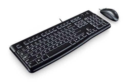 Teclado e Rato LOGITECH MK120 (Eslovaco - Tamanho completo - USB - Preto) — miniatura 4