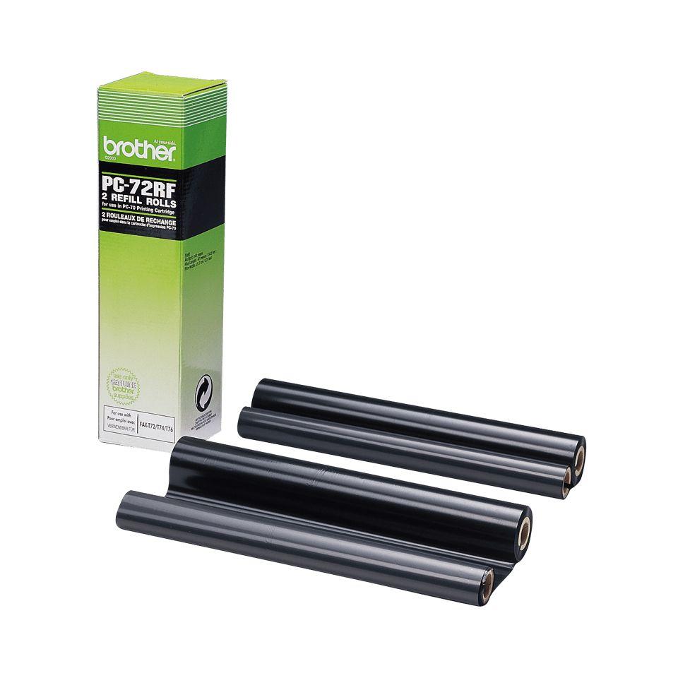 Fita de Transferência Térmica para Fax BROTHER PC-72RF (144 páginas - Preto), miniatura 2