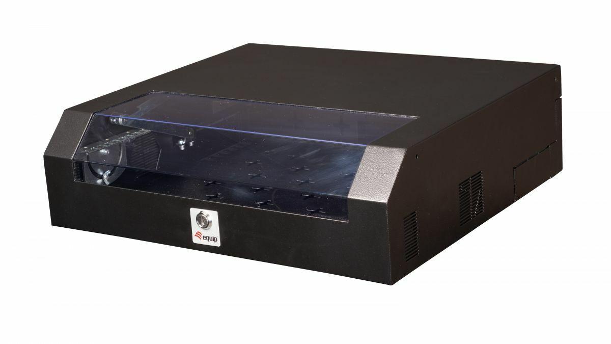 Armário Bastidor de Rede EQUIP ESF-05-B (19" - 5U - 500 x 475 x 475 mm - Preto)