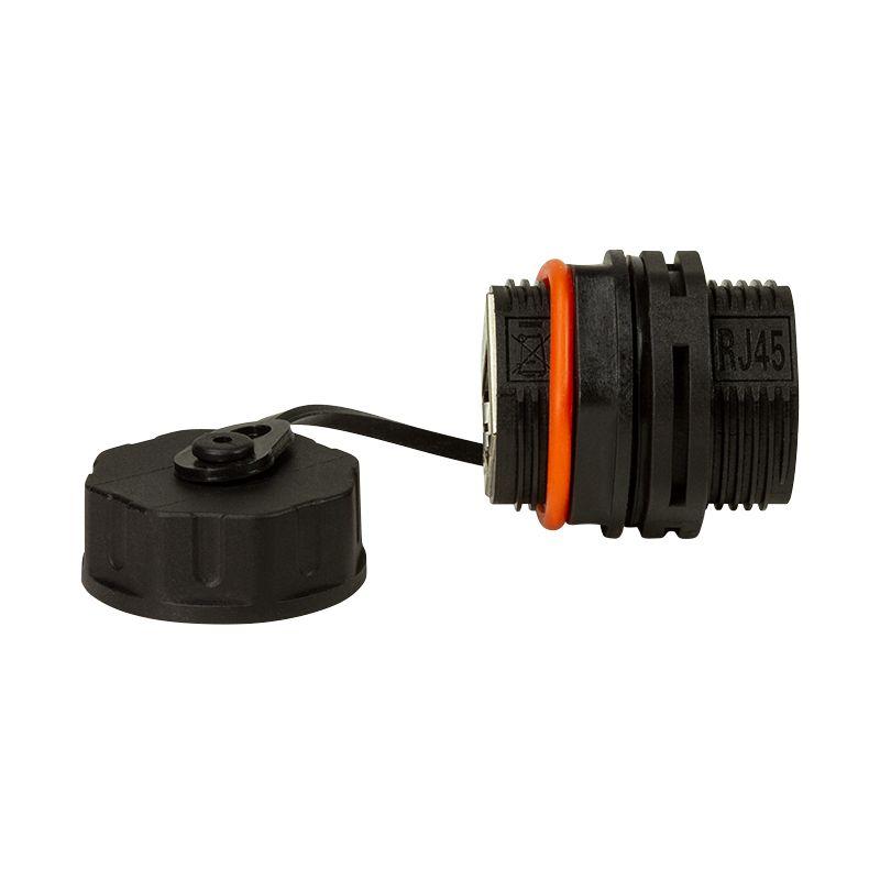 Acoplador RJ45 LOGILINK NP0083 (Preto e Laranja), miniatura 2