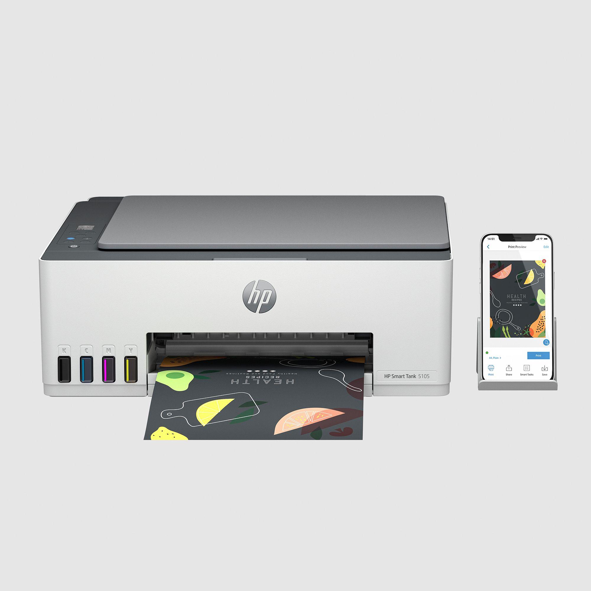 Impressora Multifunções HP Smart Tank 5105 (A4 - Impressão a cores - 100 folhas - Cinzento) — miniatura 13