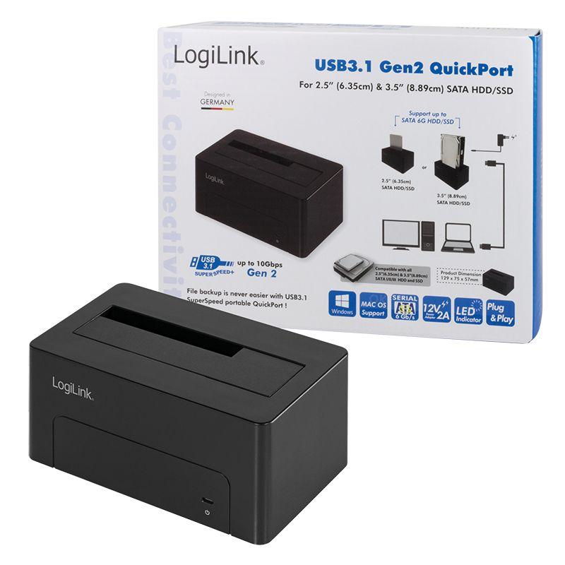 Docking Station LOGILINK QP0027 (2.5,3.5 " - Preto) — miniatura 3