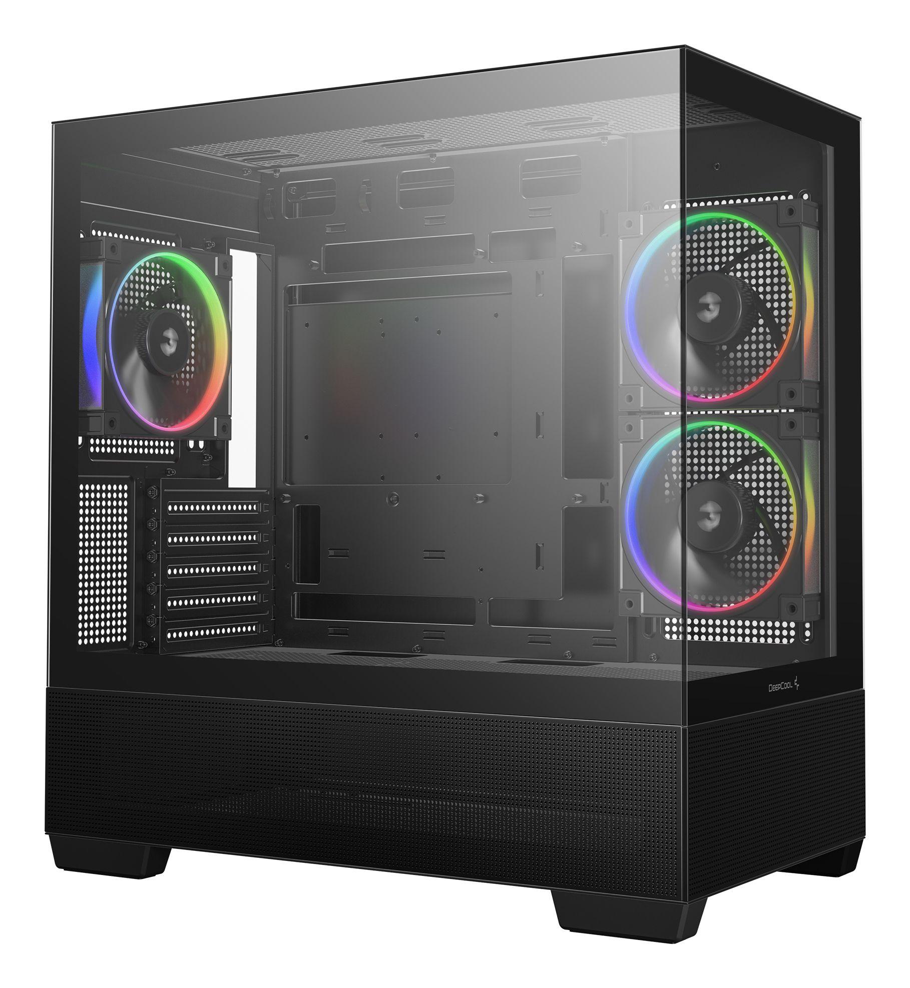 Caixa PC DEEPCOOL CG380 3F (ITX, micro ATX - Midi Tower - ITX, Micro-ATX - Preto) — miniatura 2