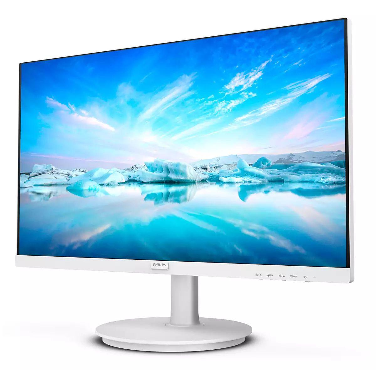 Monitor PHILIPS 241V8AW/00 (23,8" - IPS - 75 Hz - Branco) — miniatura 8