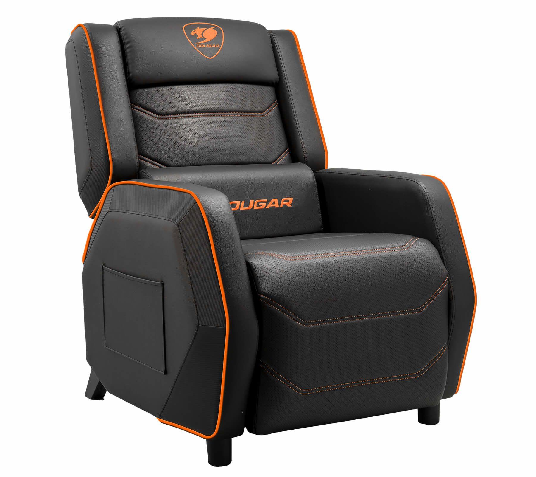 Cadeira Gaming COUGAR Ranger S (160 kg - 103 cm - Policloreto de vinil - Preto/Laranja), miniatura 2