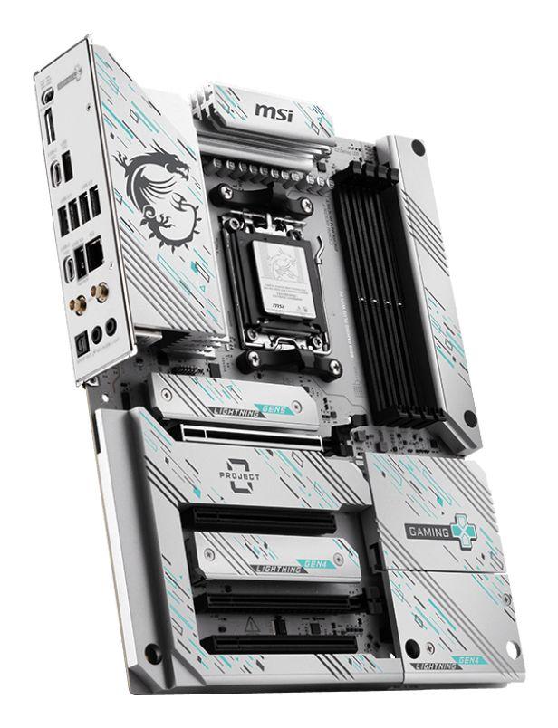 Motherboard MSI B850 GAMING PLUS WIFI PZ (AM5 - ATX - Duplo canal - Preto), miniatura 3