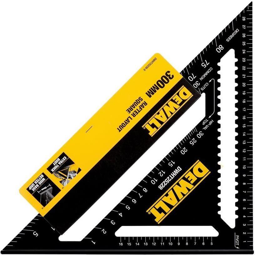 Esquadro de Carpinteiro DEWALT DWHT25228-0 (Alumínio - Preto e Amarelo)