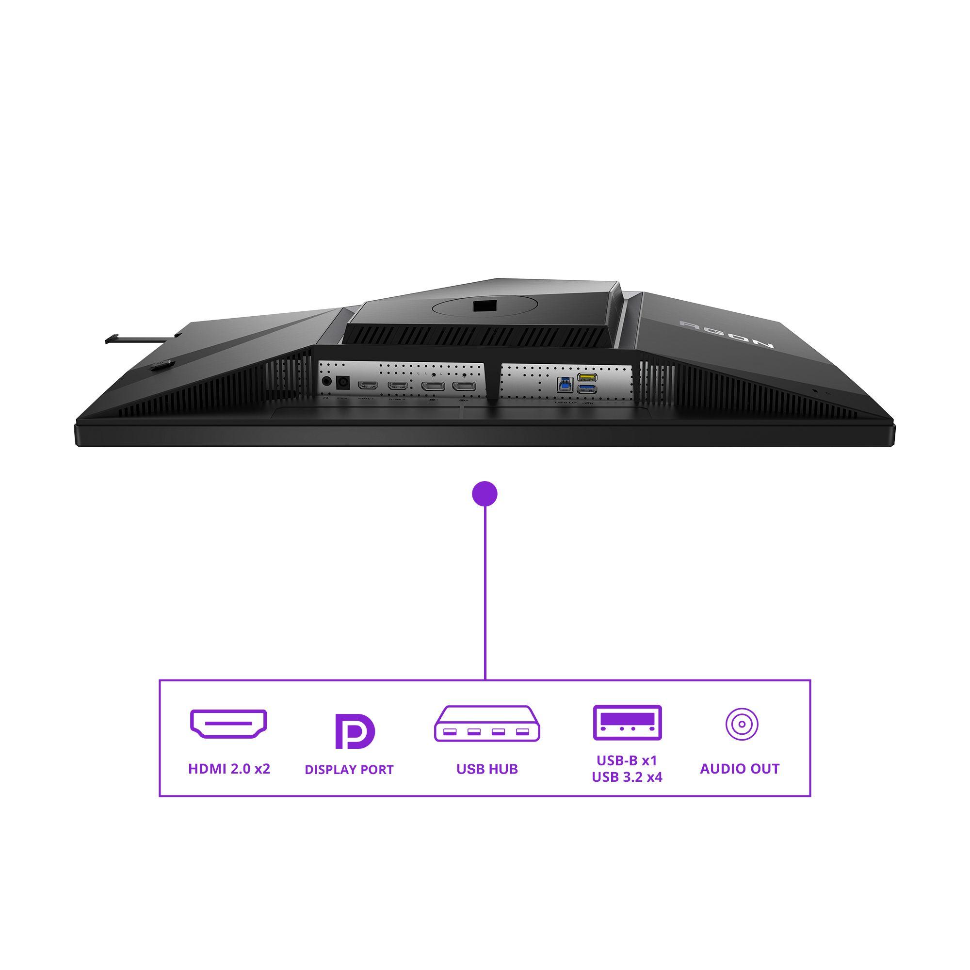Monitor AOC AG276FK/69 (27" - Fast IPS - 520 Hz - Preto/Cinzento) — miniatura 4