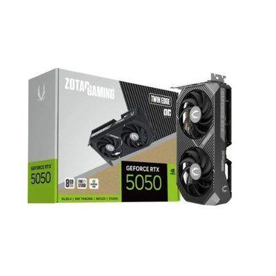Placa Gráfica ZOTAC GAMING GeForce RTX 5050 Twin Edge OC (NVIDIA GeForce RTX 5050 - 20 Gbps - 8 GB - Preto)
