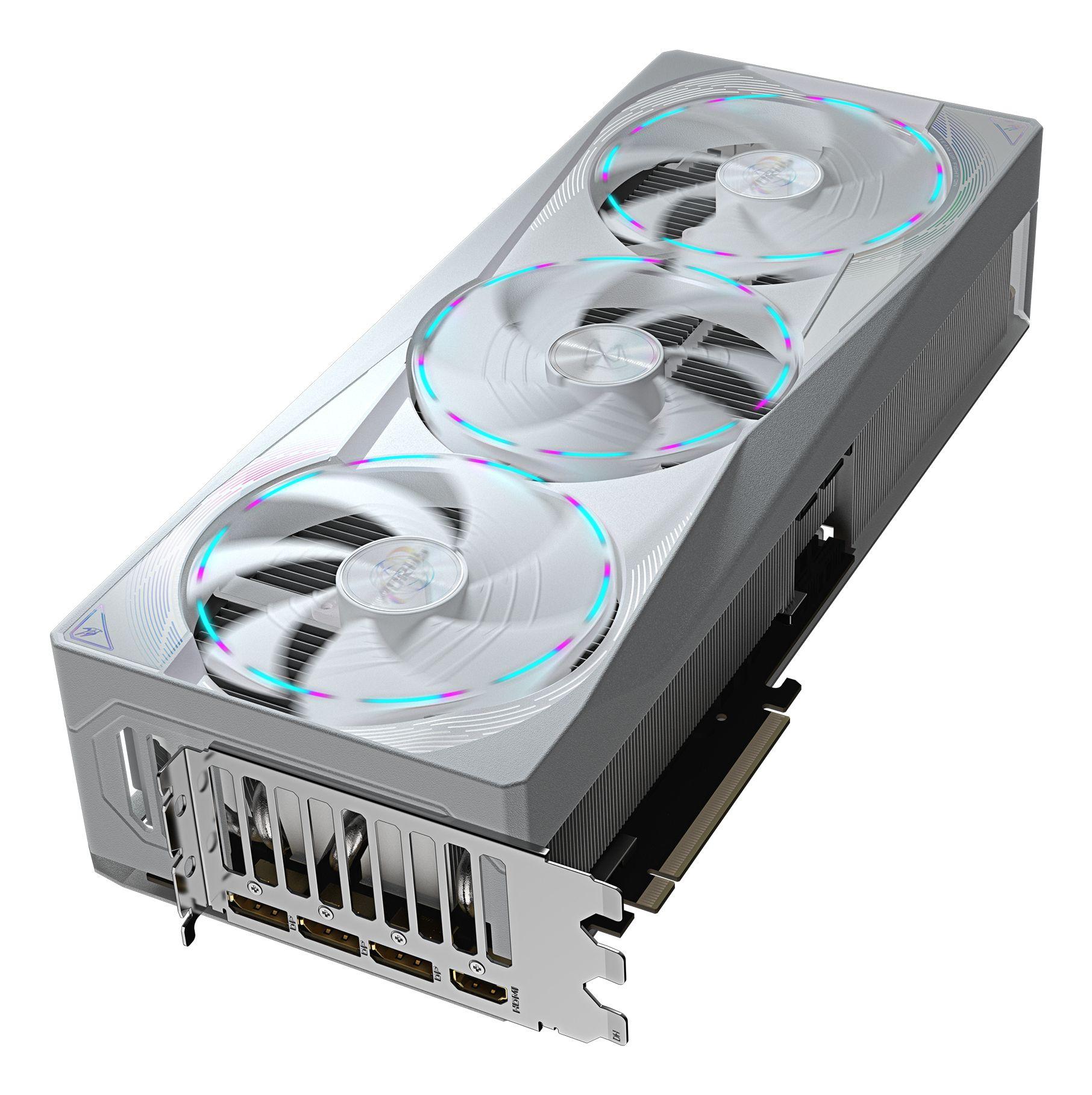 Placa Gráfica GIGABYTE AORUS GeForce RTX 5080 MASTER ICE 16G (GeForce RTX 5080 - 16 GB - 256 bit - Branco), miniatura 4