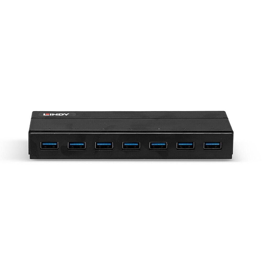 Hub USB LINDY 43228 (PC - Preto) — miniatura 3