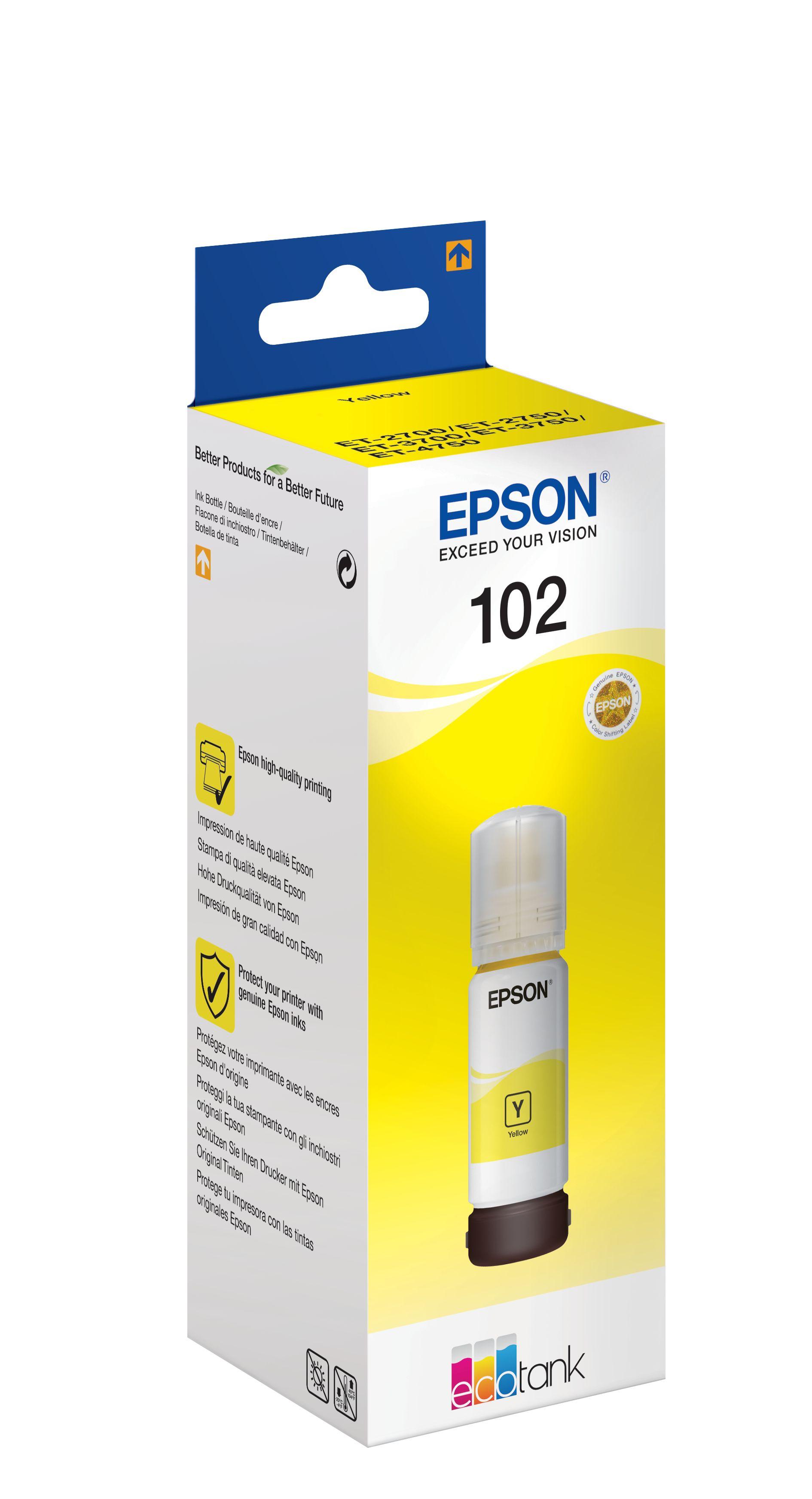 Tinteiro EPSON 102 (Amarelo)