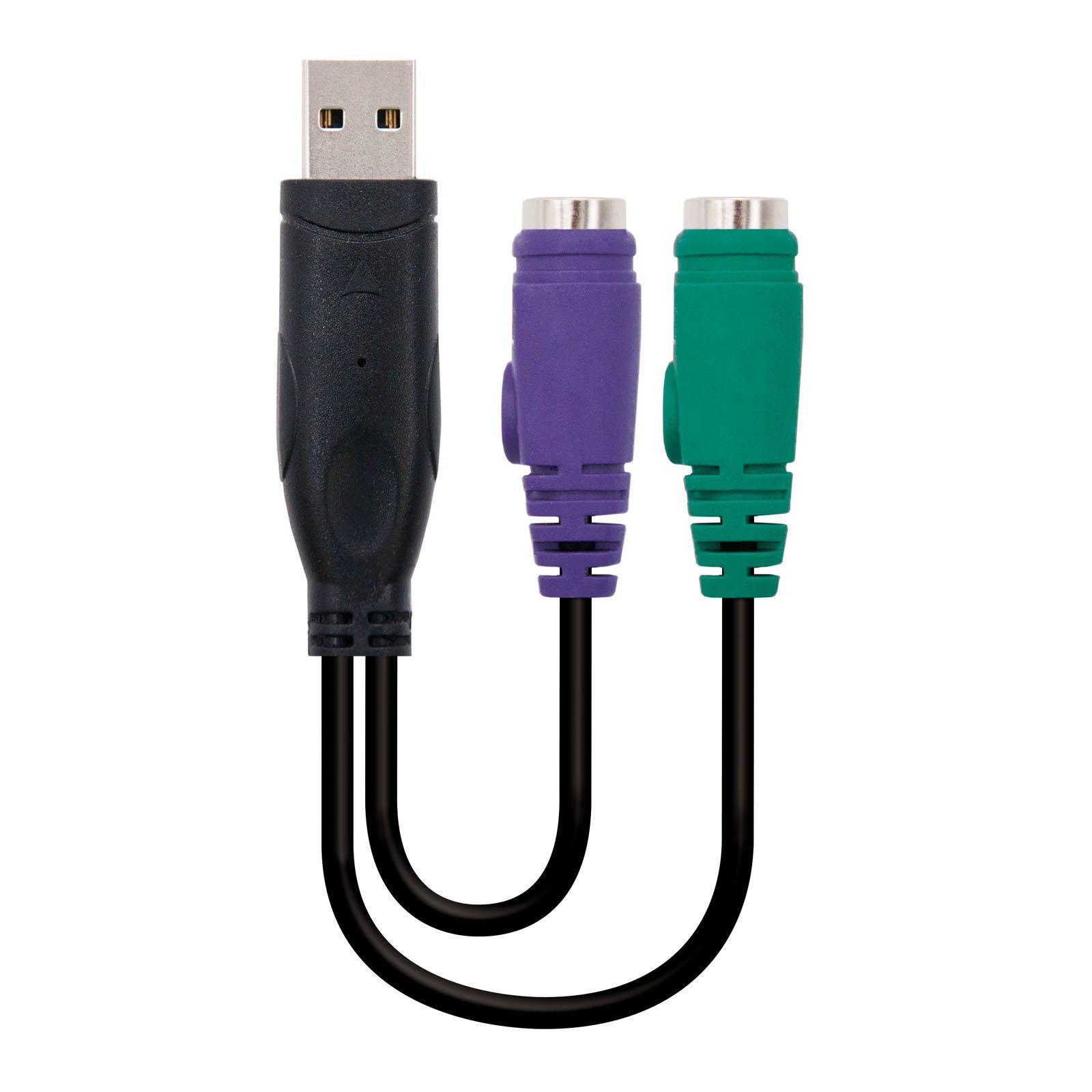 Cabo Adaptador NANOCABLE 10.03.0101 (0,15 m - Macho - Fêmea - Preto)