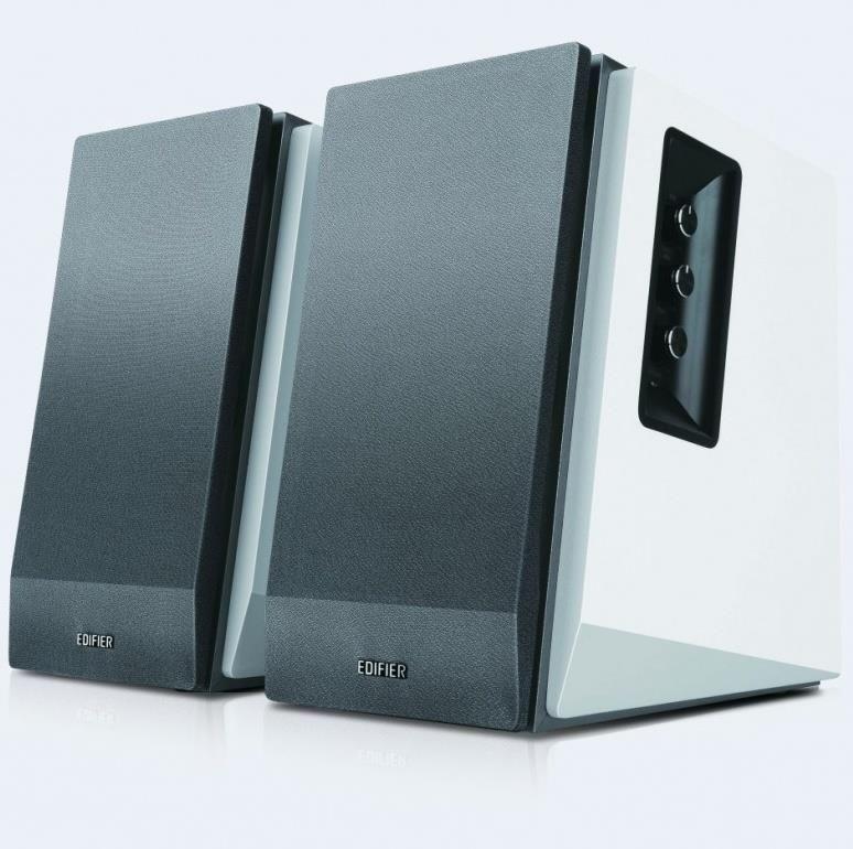Colunas Ativas EDIFIER R1700BT (66 W - Branco/Prateado)