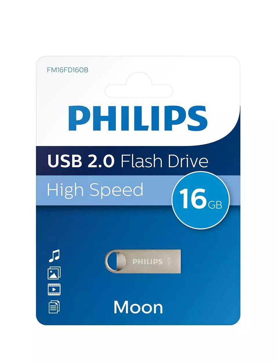 Pen USB PHILIPS FM16FD160B/00 (USB Type-A - Sem tampa - Prateado) — miniatura 3