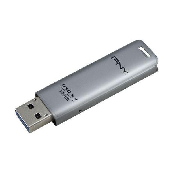Pen USB PNY Elite Steel 3.1 FD128ESTEEL31G-EF (USB Tipo A - 3.2 Gen 1 - Deslizante - Inox)