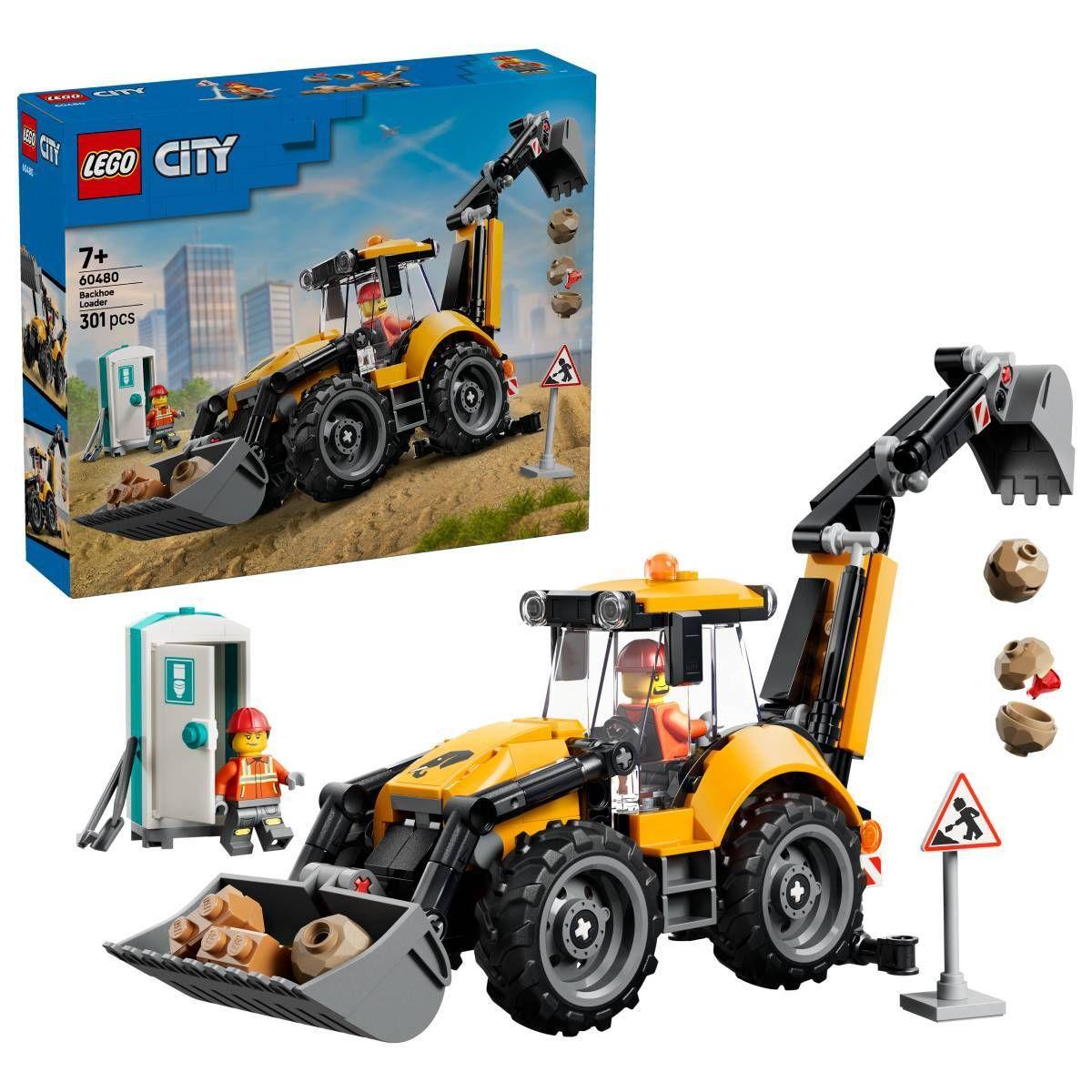 LEGO 60480 City Retroescavadora Amarela (7+ anos - 301 peças), miniatura 3