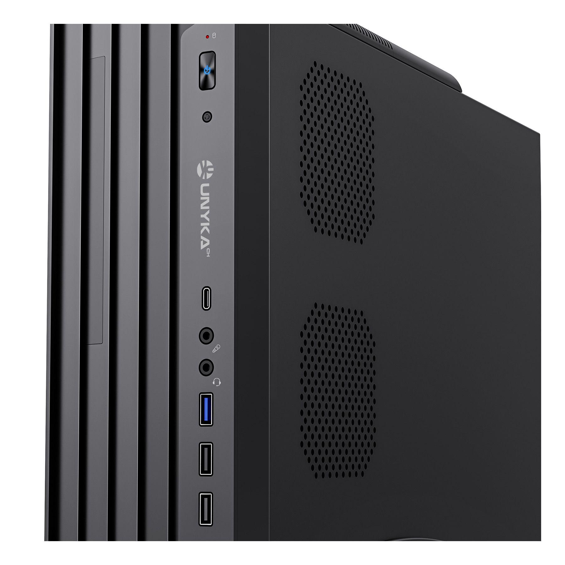 Caixa de Computador UNYKA UK2012 (Micro ATX, Mini-ITX - SFX - 300 W - Preto) — miniatura 7
