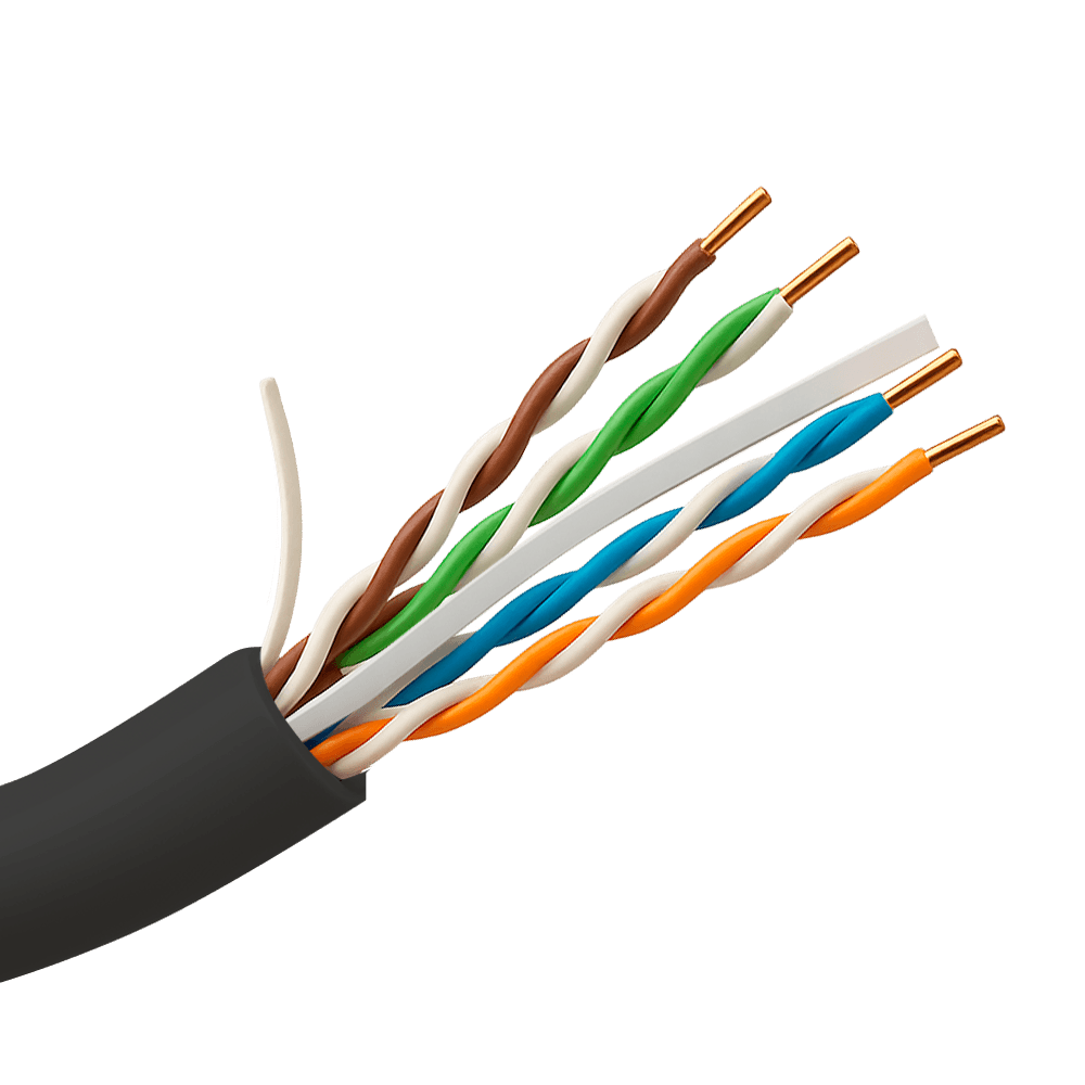 Cabo de Rede UTP UNIVIEW UV-UTP6-305-BC-OUTDOOR (305 m - Cat6)