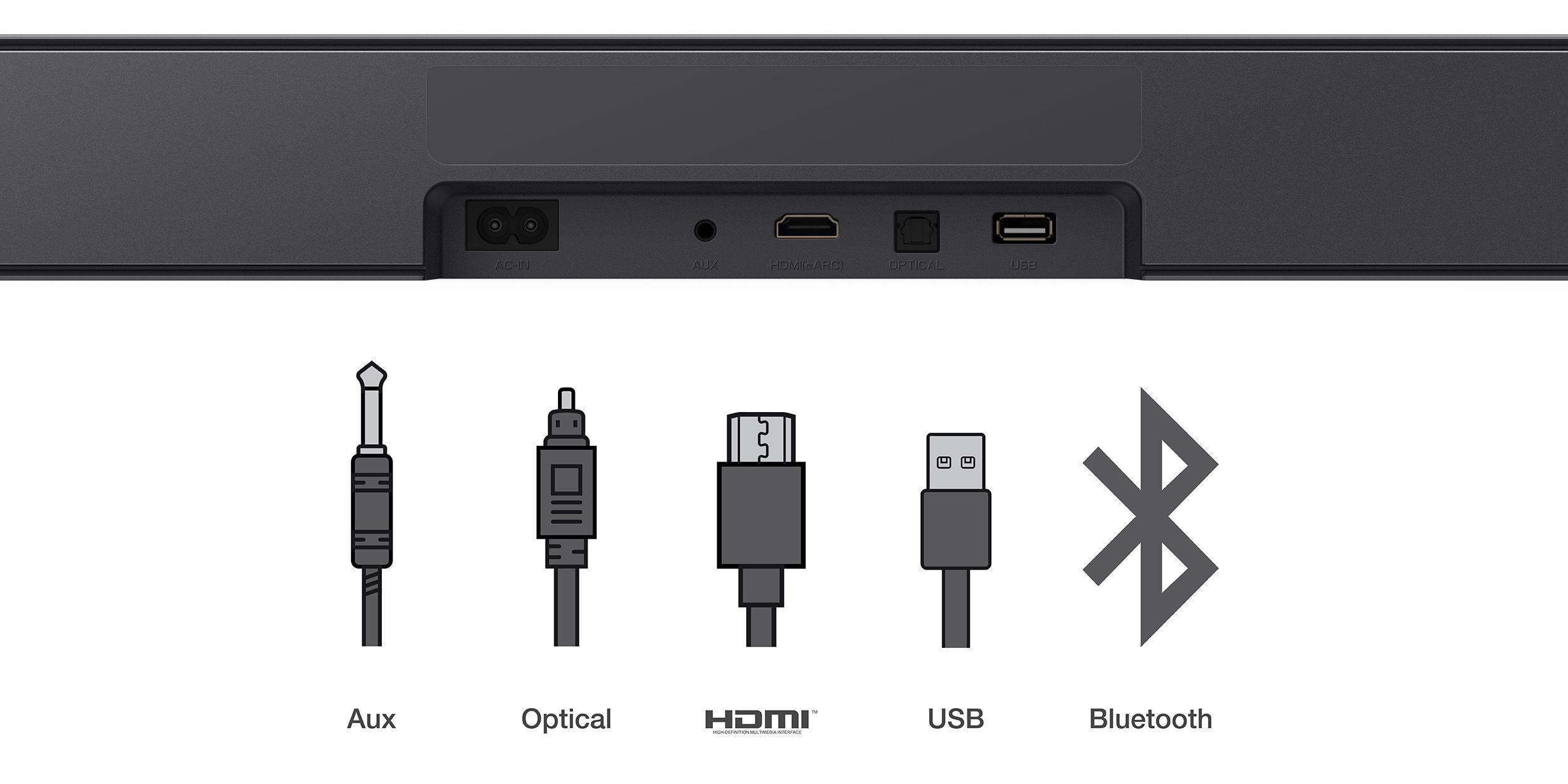 Barra de Som TCL S45HE (38 W - Com fios e sem fios - Titânio) — miniatura 4