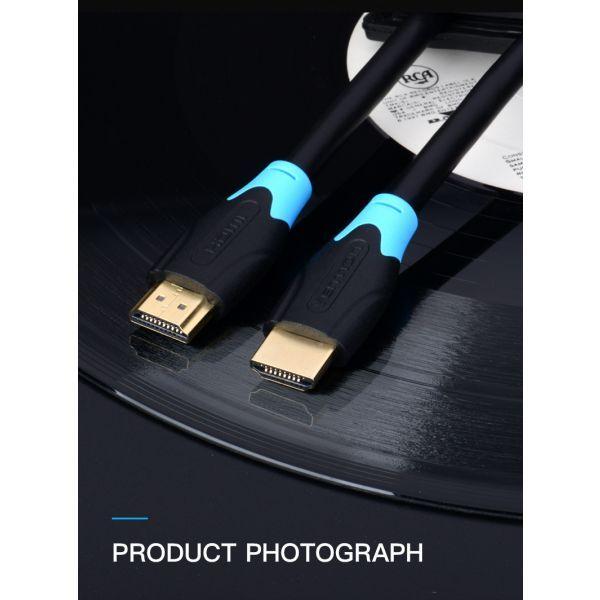 Cabo HDMI VENTION AACBJ (5 m - 60 Hz - HDMI Type A - Preto) — miniatura 2