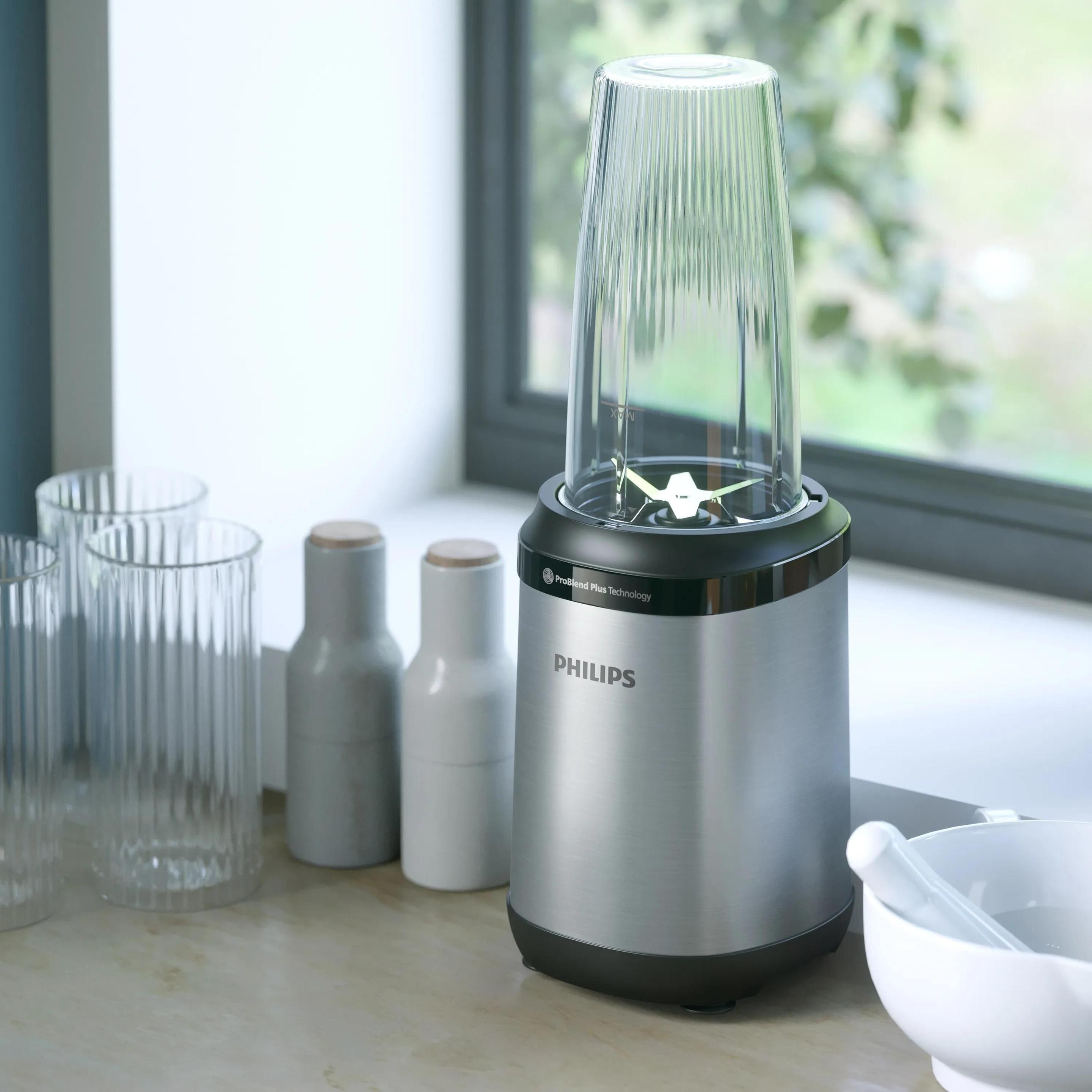 Liquidificadora PHILIPS HR2764/00 (Liquidificador - 800 W - 18000 RPM - Preto e Aço inoxidável), miniatura 3